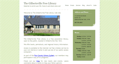 Desktop Screenshot of gilbertsvillefreelibrary.org